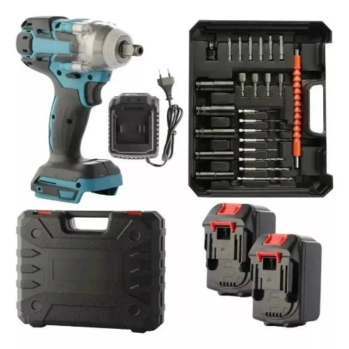 DrillMax ™ Llave Taladro de Impacto + Maleta Incluye 2 Baterías + Accesorios