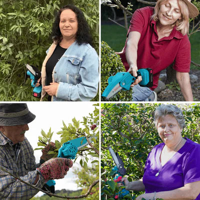 MaxSaw ™ - Mini Motosierra Eléctrica Inalámbrica 2 Baterías Incluidas