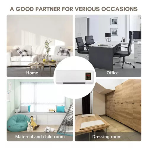 Aire Calefactor Acondicionado Portátil Pared 2 en 1 Splitmax™