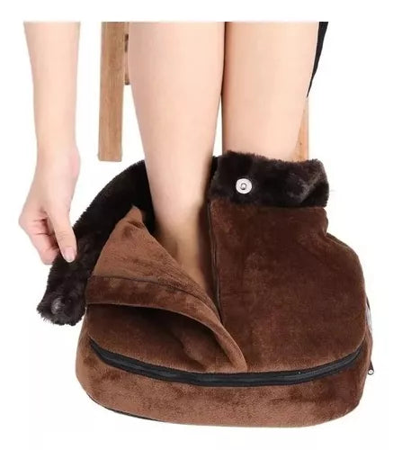 WarmMassager™ Bota Calienta Pies Eléctrico 2 en 1 Cojín Masajeador y Calefactor