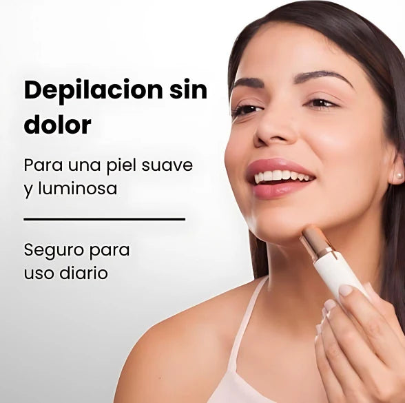 Depiladora Facial Eléctrica 2 En 1 Facial y Nariz 💄