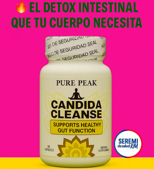 Candida Cleanse 60 Cápsulas – Limpieza Intestinal – Equilibrio Natural en 30 Días