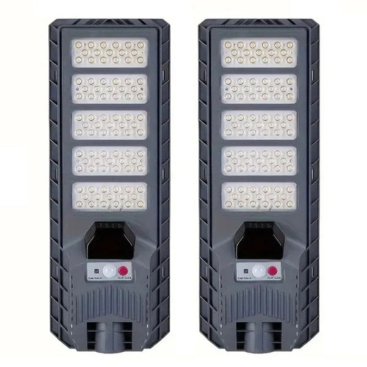 Pack 2 Focos LED Solar 500 Watts Con Sensor De Movimiento y Control Remoto IP65