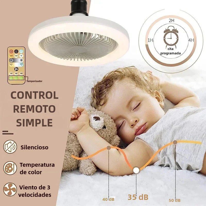 VentiLux™ Lampara Ventilador Led Smart 360