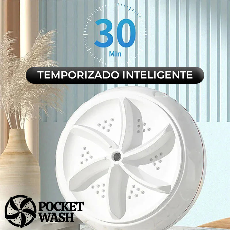 Mini Turbina Lavadora Portatil PocketWash™