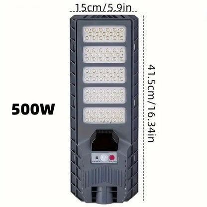 Pack 2 Focos LED Solar 500 Watts Con Sensor De Movimiento y Control Remoto IP65