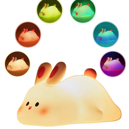 Bunny Bliss™ Lampara Touch Sensorial 🐰