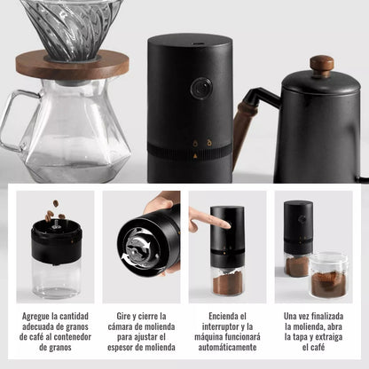 CoffeeGrinder E™  Molinillo Eléctrico Portátil De Café, Especias y Más