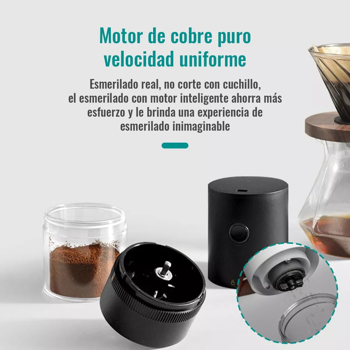 CoffeeGrinder E™  Molinillo Eléctrico Portátil De Café, Especias y Más