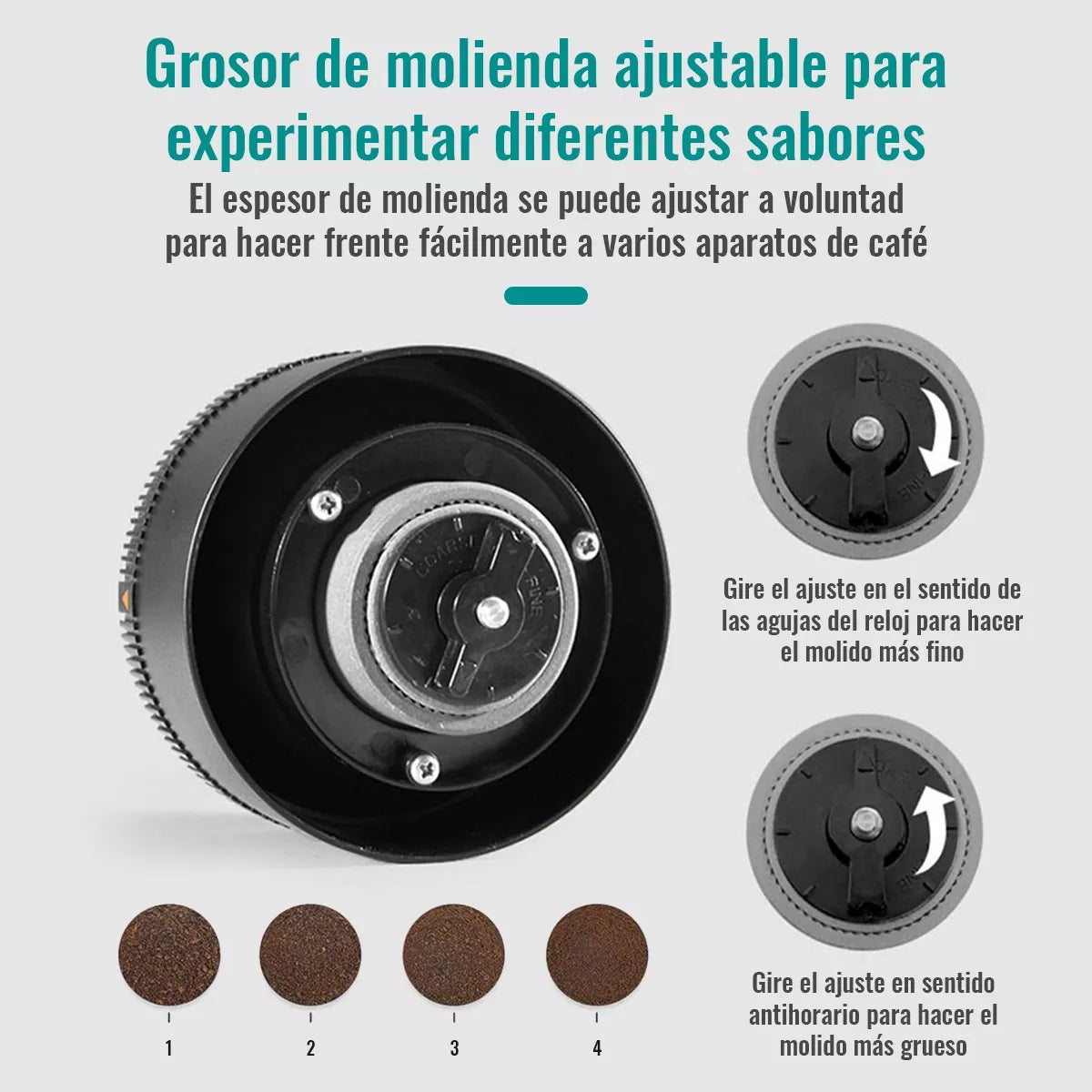 CoffeeGrinder E™  Molinillo Eléctrico Portátil De Café, Especias y Más