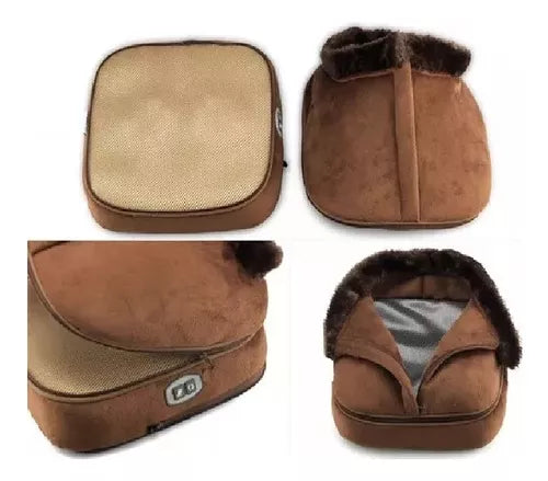 WarmMassager™ Bota Calienta Pies Eléctrico 2 en 1 Cojín Masajeador y Calefactor