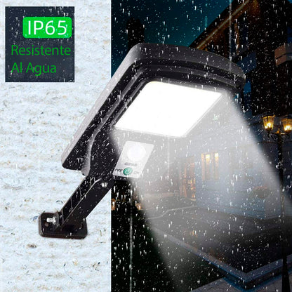 Foco LED Solar Exterior Pack de 4 Con Sensor De Movimiento IP65