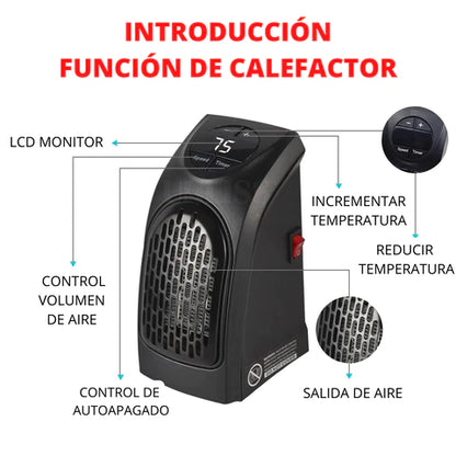 Handy Heater™ Mini calefactor de ambiente portátil