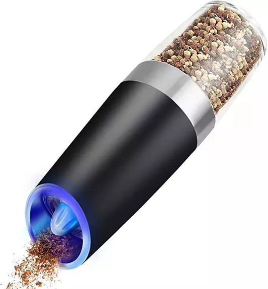PepperGrinder E™ Molinillo Eléctrico Automático Sal y Pimienta con Luz UV