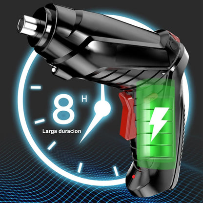 Spin Drill™ Destornillador y Atornillador Eléctrico Con Maleta + 47 Accesorios