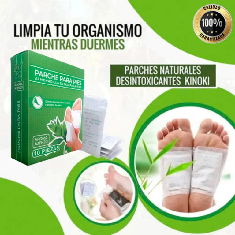 Kinoki™ Parches Detox Pack Premium X3 Para Pies - 30 Unidades