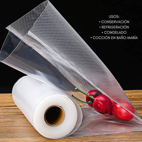 Bolsas Para Selladora Al Vacío Rollo 20 Cms X 5 Mts
