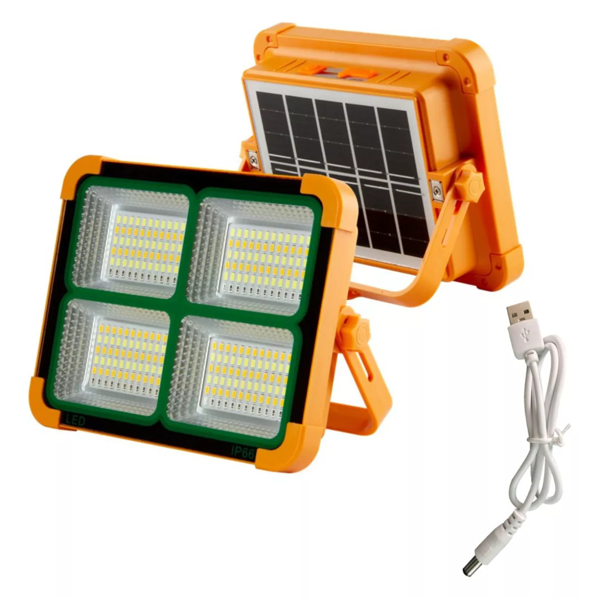 Foco LED Solar Reflector 1000W Con Power Bank y 4 Modos de Iluminación Portatil