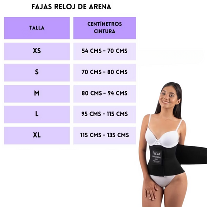 Faja Cinturilla Reloj De Arena Reductora [Premium]